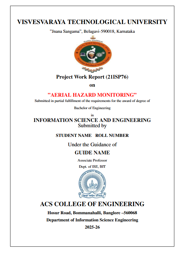 Aerial Hazard Monitoring